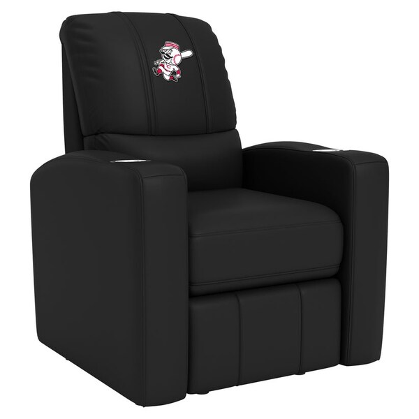 Dreamseat Stealth Recliner with Cincinnati Reds Secondary Logo - XZ52082CDSMHTBLK-PSMLB20061