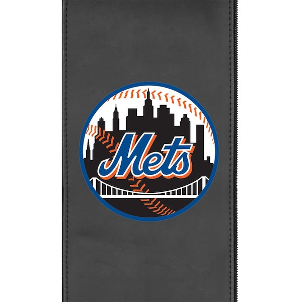Dreamseat Stealth Recliner with New York Mets Cooperstown Secondary Logo - XZ52082CDSMHTBLK-PSCOOP0061