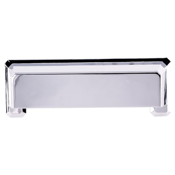 Pride Industrial 3in and 3-3/4in Center to Center Charleston Cup Cabinet Pull Polished Chrome Finish - P90396PC