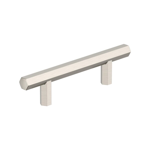 Amerock Caliber 3 inch 76mm Center-to-Center Satin Nickel Cabinet Pull - BP37365G10