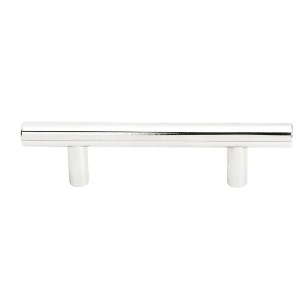 Patioplus 6 in. Brass Bar Pull, Bright Chrome - PA2063888
