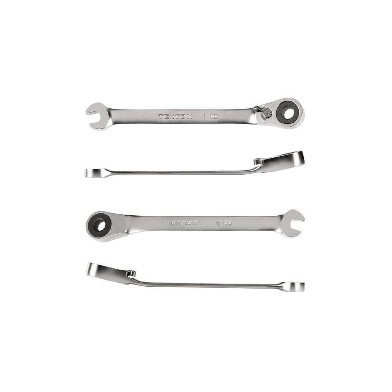 TEKTON 6 mm Reversible 12-Point Ratcheting Combination Wrench - WRC23406