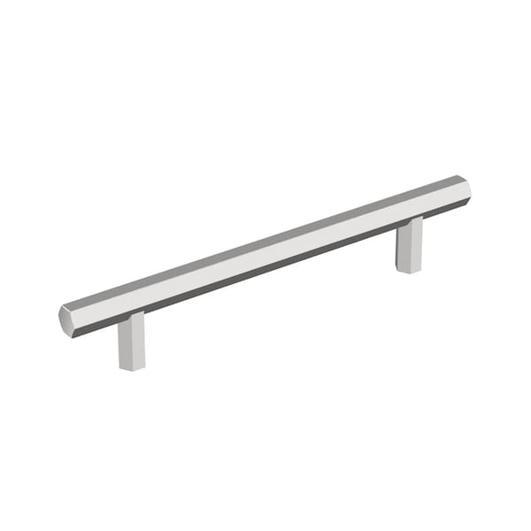 Amerock Caliber 5-1/16 in 128 mm Center-to-Center Polished Chrome Cabinet Pull - BP3687426