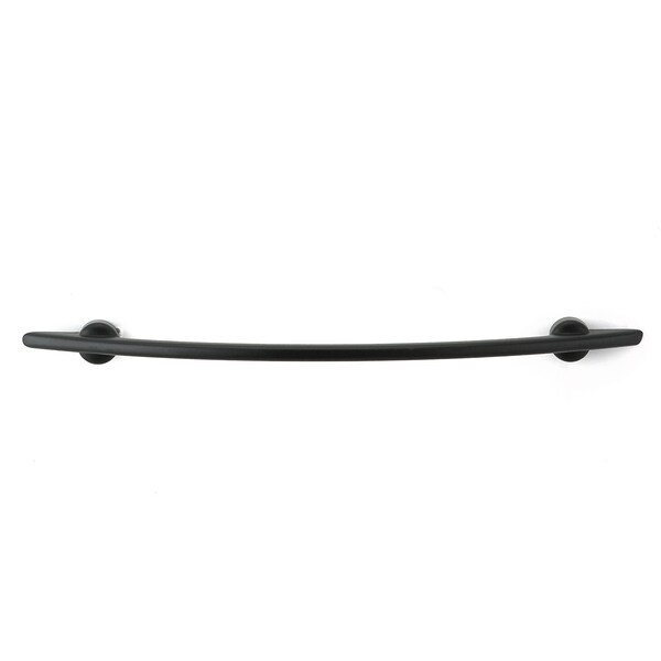 Richelieu 3-3/4 in. (96 mm) Center-to-Center Matte Black Contemporary Drawer Pull - BP30843900