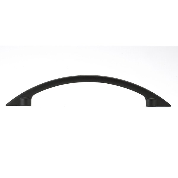 Richelieu 3-3/4 in. (96 mm) Center-to-Center Matte Black Contemporary Drawer Pull - BP30843900