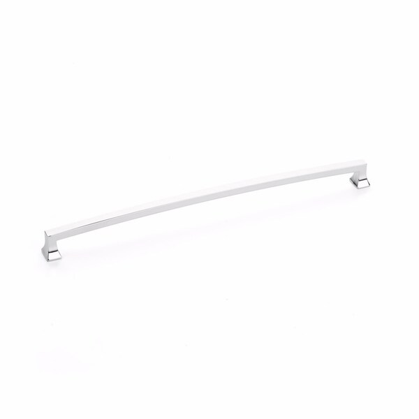 Schaub 12in Center to Center Menlo Park Arched Cabinet Pull Polished Chrome Finish - 529-26