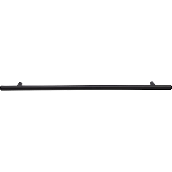 Designperfect 12-9/16'' Center-to-Center Bar Pull, Matte/Flat Black, 10PK - DPA10T209BLK