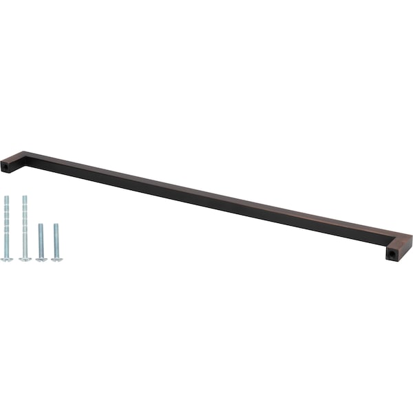 Designperfect 12-9/16'' Center-to-Center Handle Pull, Brushed Oil Rubbed Bronze, 25PK - DPA25S359ORB