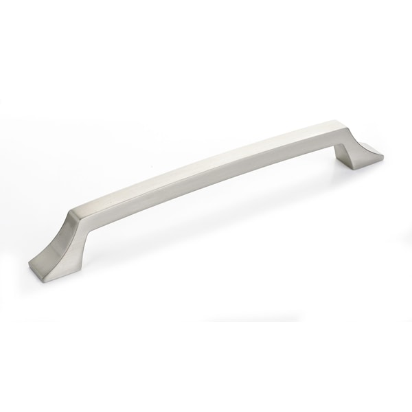 Richelieu 7-9/16 in. (192 mm) Center-to-Center Brushed Nickel Transitional Drawer Pull - BP765192195