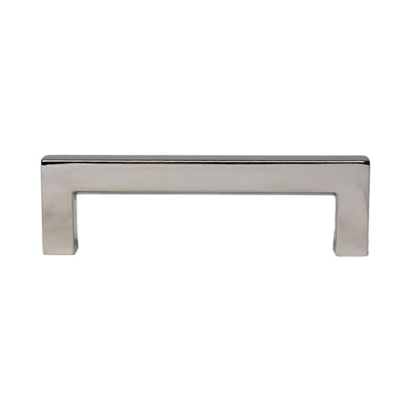 Emtek Warwick Cabinet Pull with 4 in Center to Center Polished Nickel Lifetime Finish - 86705US14