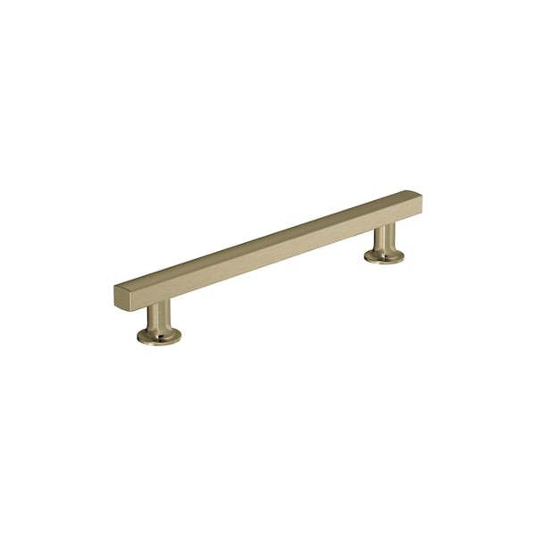 Amerock Everett 6-5/16 inch 160mm Center-to-Center Golden Champagne Cabinet Pull - BP37106BBZ