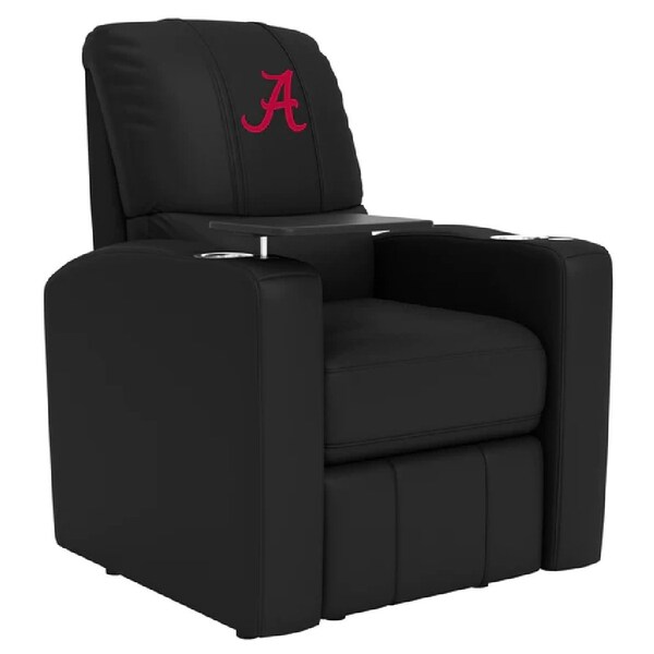 Dreamseat Stealth Power Plus Recliner with Alabama Crimson Tide Red A Logo - XZ520823901CDSMHTUSBBLK-PSCOL12071