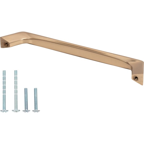 Designperfect 6-5/16'' Center-to-Center Handle Pull, Champagne Bronze/Gold, 10PK - DPA10S515CBZ