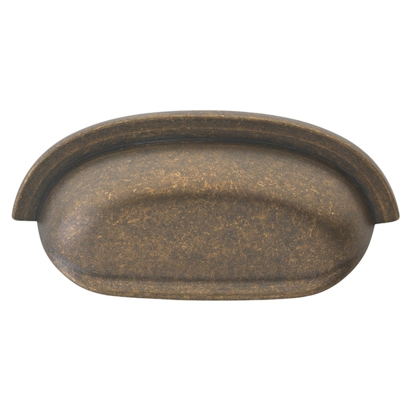 Gliderite Hardware 2-1/2 in. Center to Center Antique Brass Classic Bin Pull - 4081-AB, 5PK - 4081-AB-5