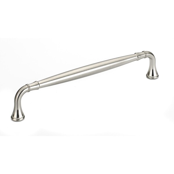 Richelieu 7-9/16 in. (192 mm) Center-to-Center Brushed Nickel Traditional Drawer Pull - BP790192195