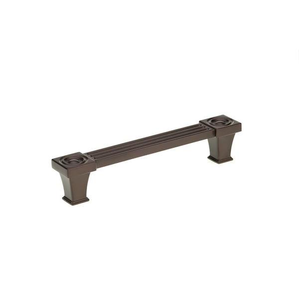 Richelieu 5-1/16 in. (128 mm) Center-to-Center Honey Bronze Transitional Drawer Pull - BP8822128HBRZ