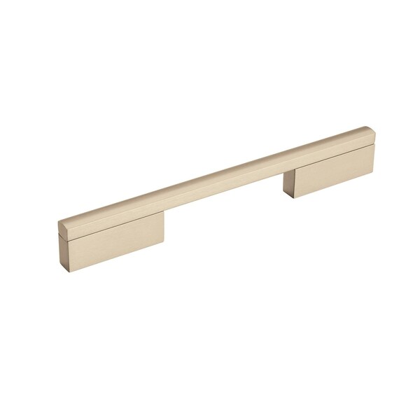 Amerock Separa 6-5/16 in 160 mm Center-to-Center Silver Champagne Cabinet Pull - BP36735SC