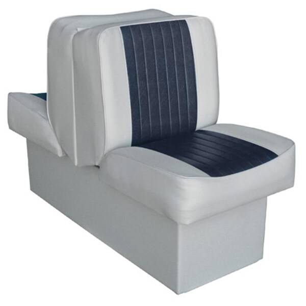 Kd Aparador Deluxe Lounge Seat; Grey & Navy - KD3093552