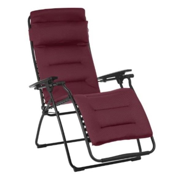 Gfancy Fixtures 27.5 x 32.7 x 46 in. Powder Coated Recliner, Bordeaux - GF2477938