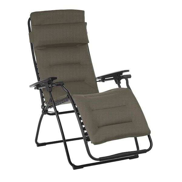 Kd Estanteria Zero Gravity Recliner - Black Frame - Taupe Fabric - KD3082489