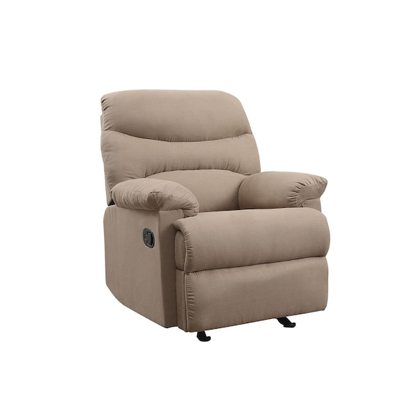 Acme Furniture Industry Acme Furniture 40 x 35 x 35 in. Arcadia Motion Recliner, Light Brown Microfiber - 627