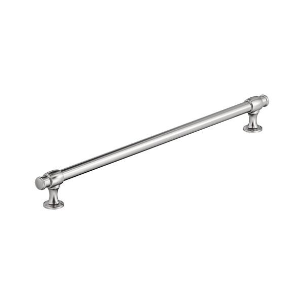 Amerock Winsome 12-5/8 inch 320mm Center-to-Center Polished Chrome Cabinet Pull - BP3677326