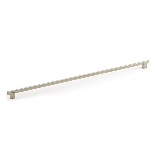 Richelieu 25-3/16 in. (640 mm) Center-to-Center Brushed Nickel Contemporary Drawer Pull - BP905640195