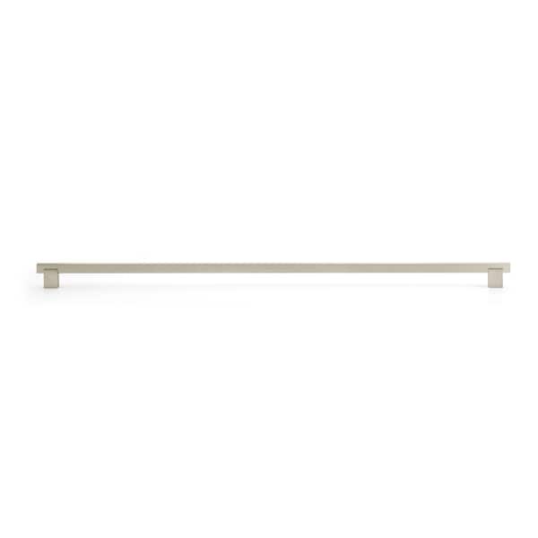 Richelieu 25-3/16 in. (640 mm) Center-to-Center Brushed Nickel Contemporary Drawer Pull - BP905640195
