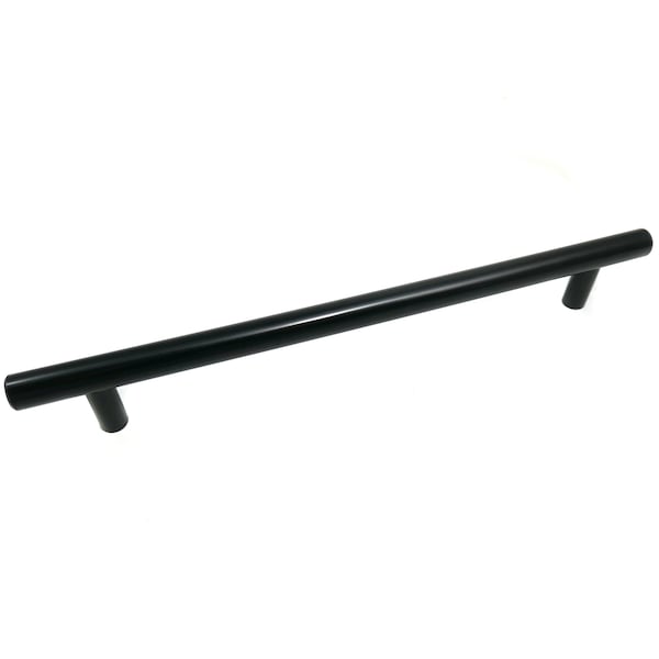 Laurey Steel T-Bar Pull, Matte Black, 192mm - 87420