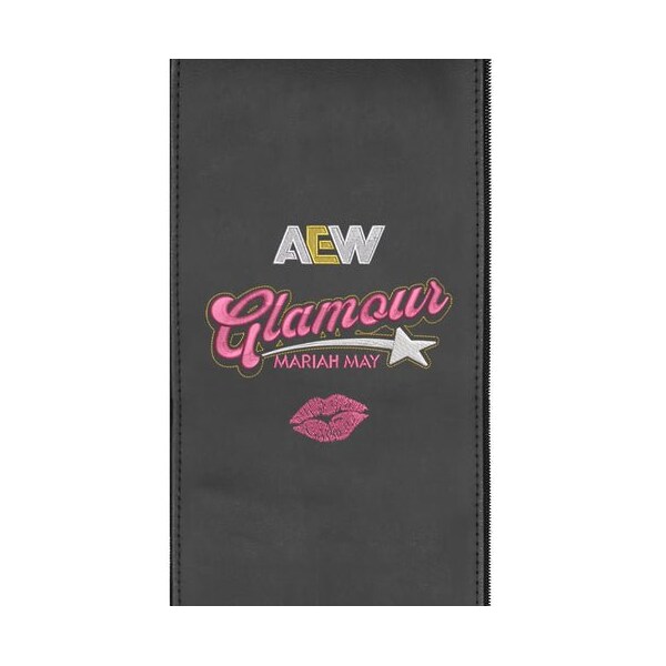 Dreamseat Stealth Power Plus Recliner with AEW Mariah May Glamour Logo - XZ520823901CDSMHTUSBBLK-PSAEW0013