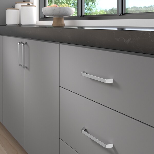 Richelieu 6 5/16 in (160 mm) Center-to-Center Chrome Contemporary Cabinet Pull - BP7348160140