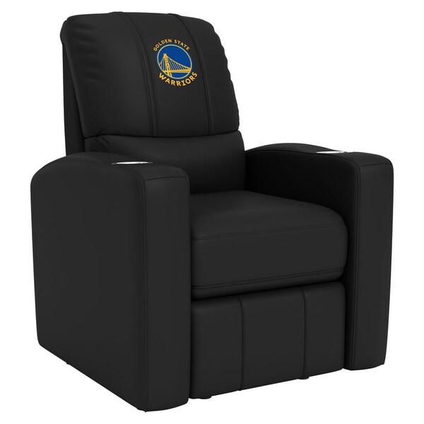 Dreamseat Stealth Recliner with Golden State Warriors Global Logo - XZ52082CDSMHTBLK-PSNBA30087