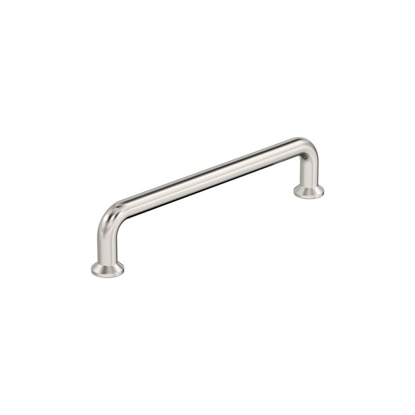 Amerock Factor 5-1/16 inch 128mm Center-to-Center Polished Nickel Cabinet Pull - BP36782PN