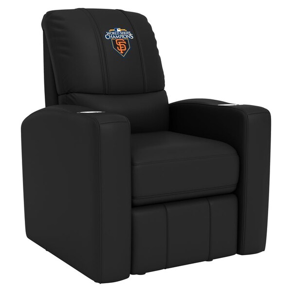 Dreamseat Stealth Recliner with San Francisco Giants 2010 Champions Logo - XZ52082CDSMHTBLK-PSMLB22033
