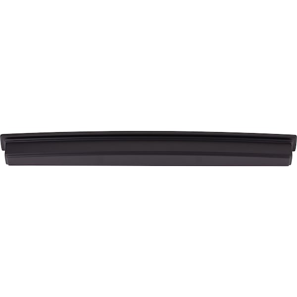 Jeffrey Alexander 305 mm Center Matte Black Square-to-Center Square Renzo Cabinet Cup Pull - 141-305MB