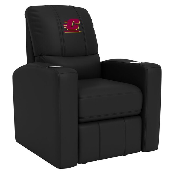 Dreamseat Stealth Recliner with Central Michigan Primary Logo - XZ52082CDSMHTBLK-PSCOL13760