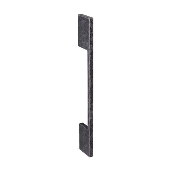South Main Hardware Wide Modern Die Cast Cabinet Handle, 6.3" center to center, Antique Silver, 10PK - SH198-AS-10