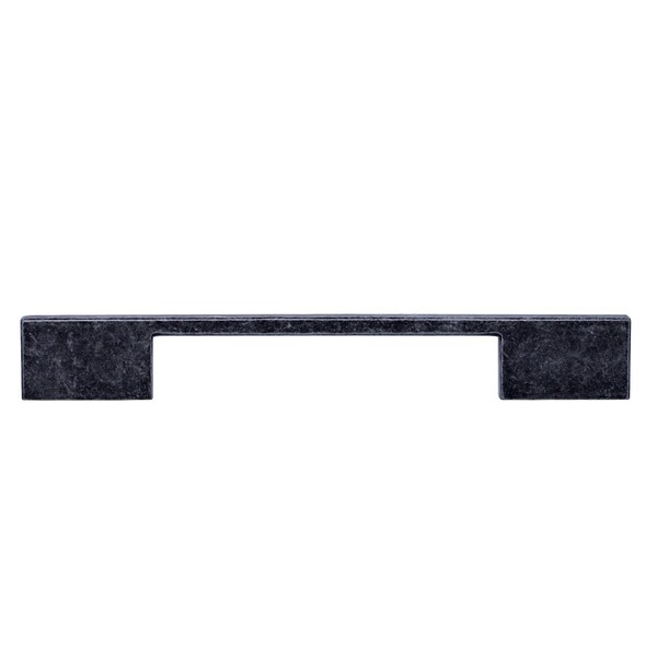 South Main Hardware Wide Modern Die Cast Cabinet Handle, 6.3" center to center, Antique Silver, 10PK - SH198-AS-10