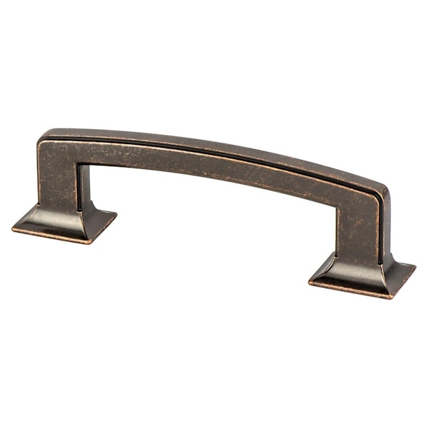 Berenson 96 mm CC Hearthstone Pull with Weathered Verona Bronze - 4073-1WVB-P