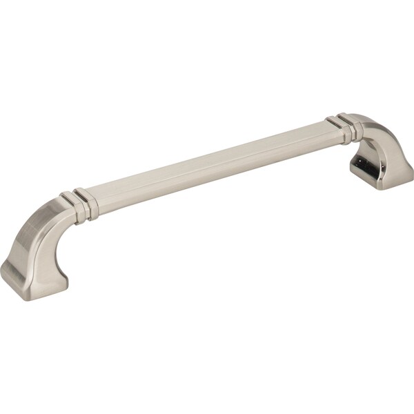 Jeffrey Alexander 160 mm Center-to-Center Satin Nickel Ella Cabinet Pull - 165-160SN