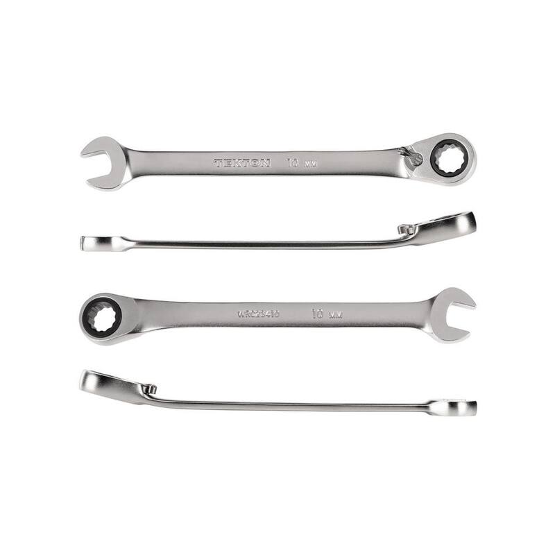 TEKTON 10 mm Reversible 12-Point Ratcheting Combination Wrench - WRC23410