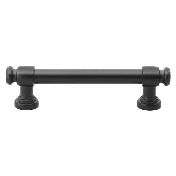 Gliderite Hardware 3-3/4 in. Center to Center Matte Black Classic Euro Bar Pull - 4361-96-MB, 5PK - 4361-96-MB-5