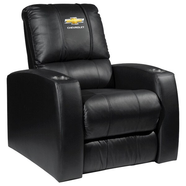 Dreamseat Home Theater Recliner with Chevrolet Primary Logo - XZ418301RHTCDBLK-PSGMC61065