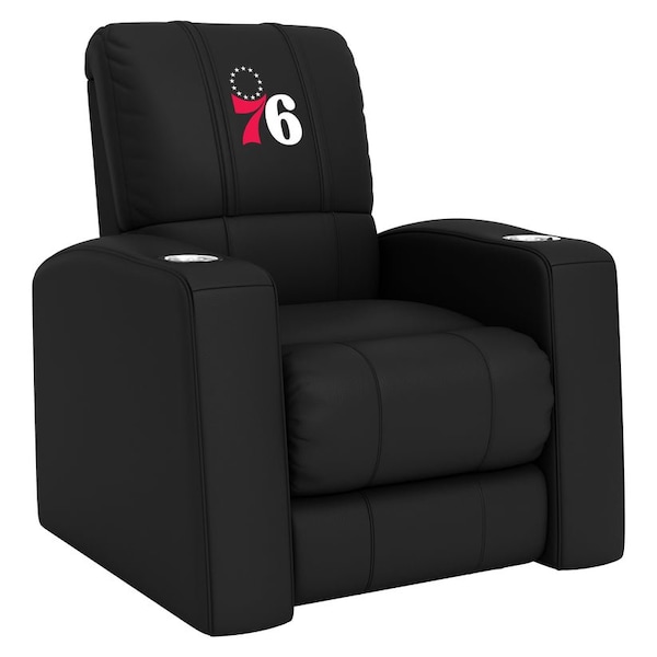 Dreamseat Home Theater Recliner with Philadelphia 76ers Secondary - XZ418301RHTCDBLK-PSNBA32013