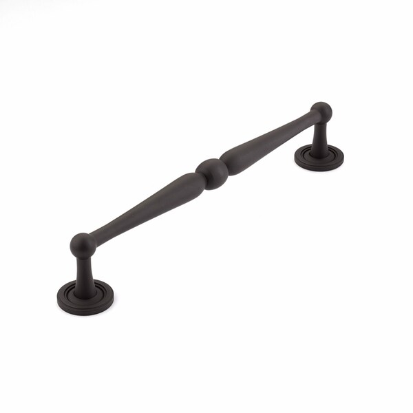Schaub 8in Center to Center Atherton Cabinet Pull Oil Rubbed Bronze Finish - 580-10B