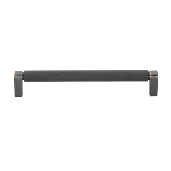 Gliderite Hardware 7-9/16 in. Center to Center Knurled Bar Pull Oil Rubbed Bronze, 10PK - 4788-192-ORB-10