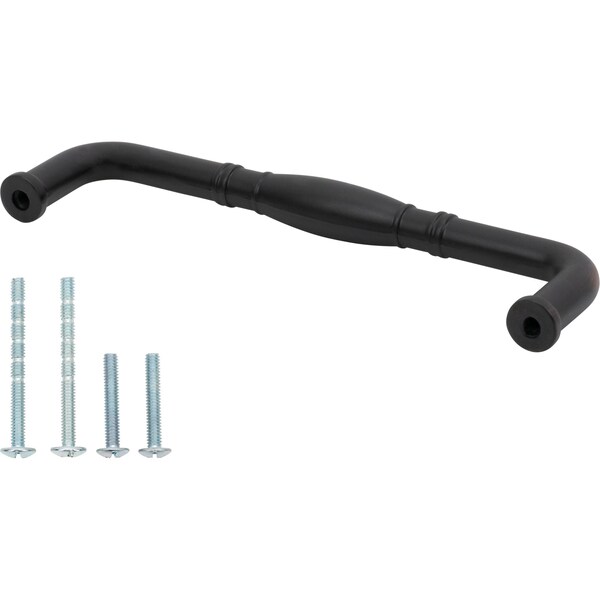 Designperfect 5-1/16'' Center-to-Center Handle Pull, Brushed Oil Rubbed Bronze, 25PK - DPA25R574ORB