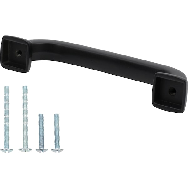 Designperfect 3-3/4'' Center-to-Center Handle Pull, Matte/Flat Black, 25PK - DPA25S33BLK