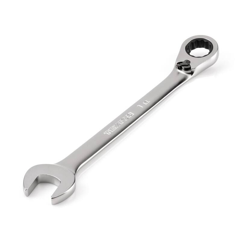 TEKTON 1 in. Reversible 12-Point Ratcheting Combination Wrench - WRC23325