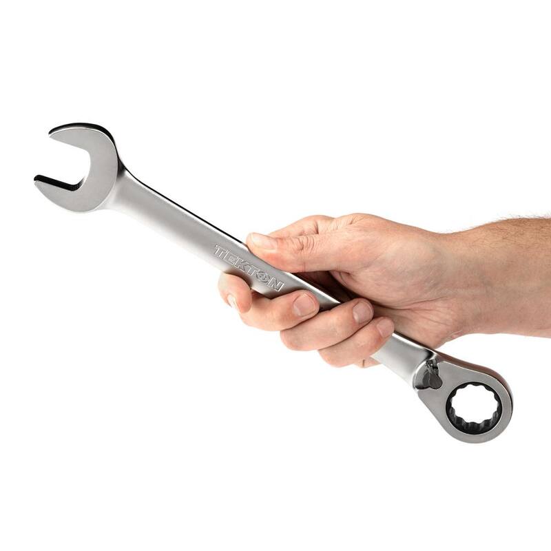 TEKTON 1 in. Reversible 12-Point Ratcheting Combination Wrench - WRC23325